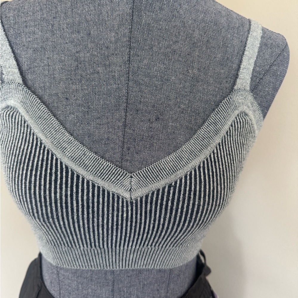 Wild Fable NWT Gray Ribbed Crop Top - Picture 9 of 12